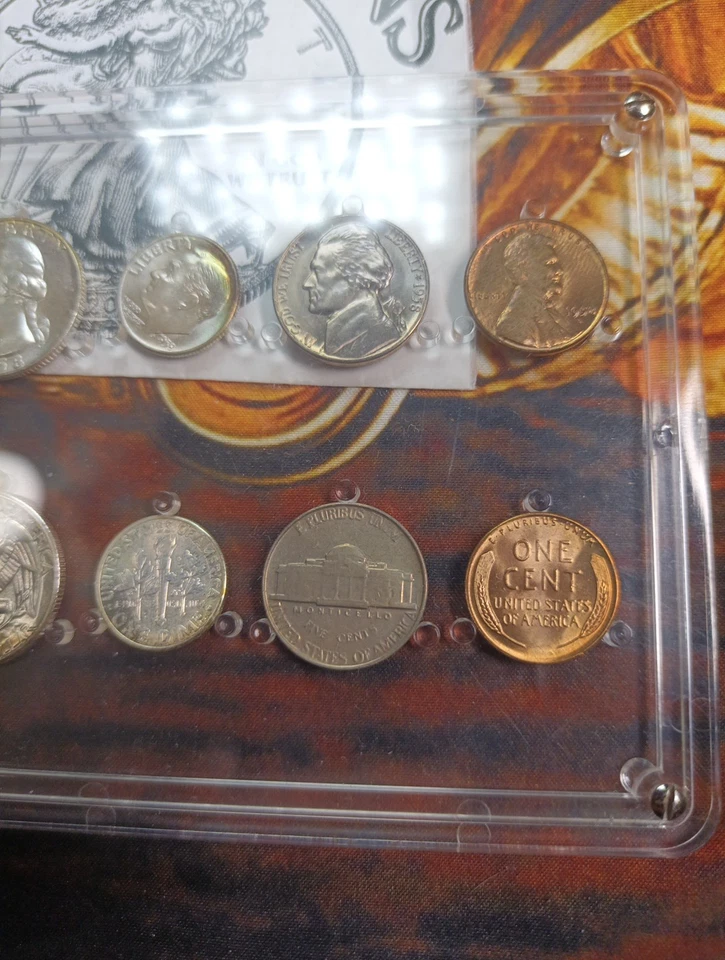 1958 P&D US Mint Set 90% Silver in Capital Holde  - Image 3 of 4