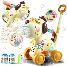Automatic Bubble Machine for Toddlers: Portable Bubble Maker Blower Toys Dog