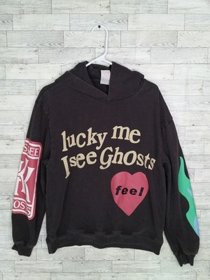 Kanye West Lucky Me I See Ghosts Hoodie Camp Flog Gnaw Nov 11 Kid Cudi Size M