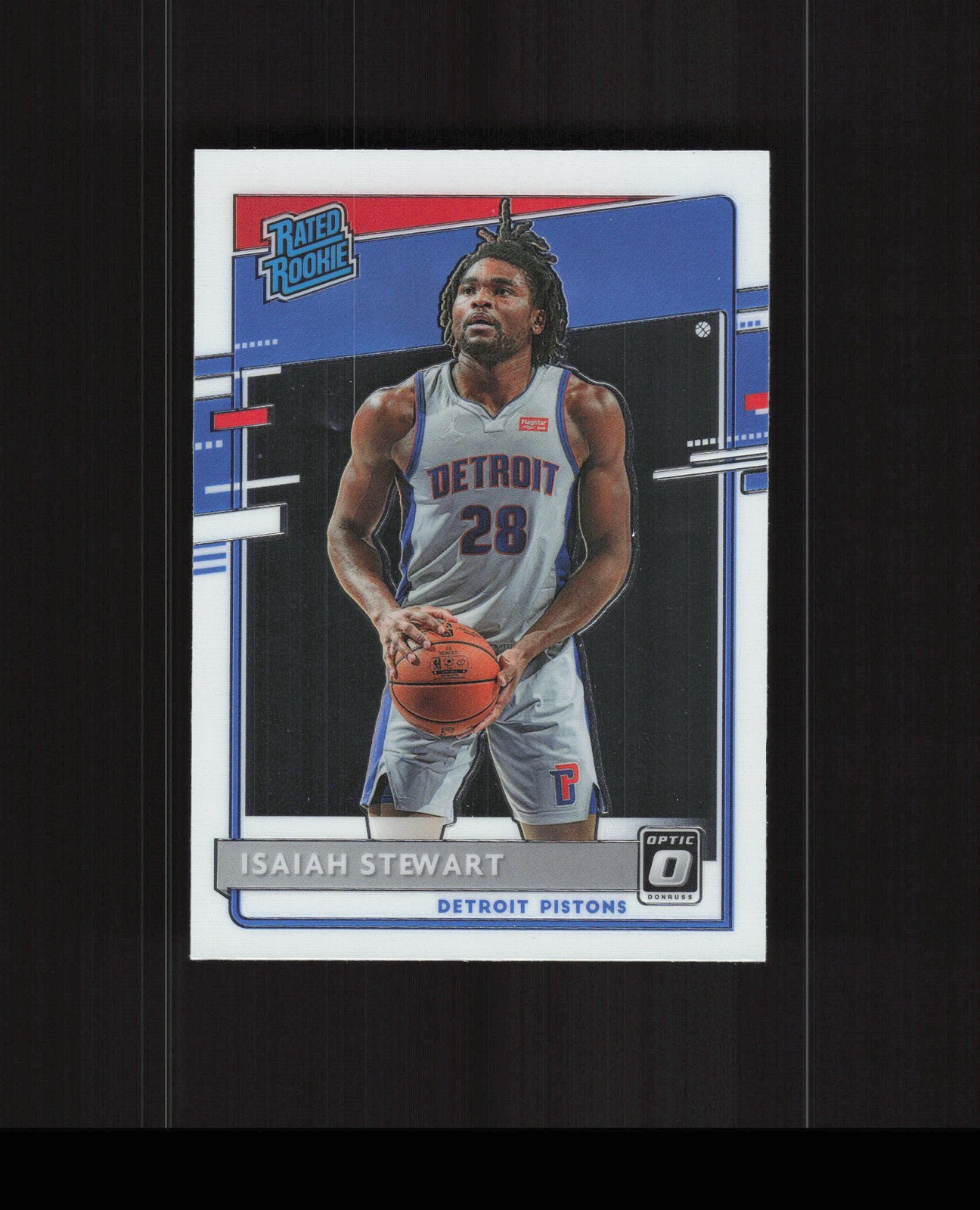 2020-21 Donruss Optic #166 Isaiah Stewart ROOKIE CARD Detroit Pistons