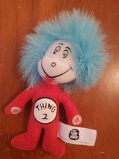 Vintage Dr. Seuss Kellogg's, THING 2, Cat in the Hat, 4" Mini Plush Figure, nice
