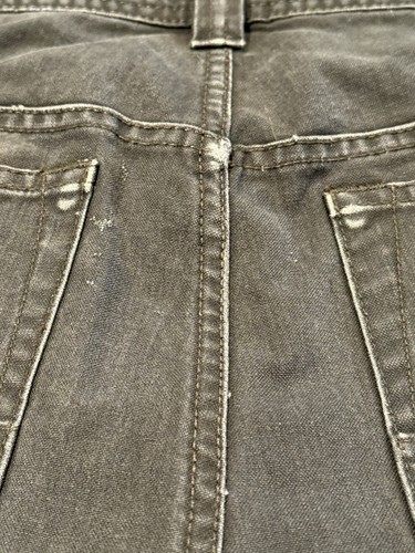 FILSON Raven Original Dry Tin Cloth 11.5 oz Pants Men's 36 x 34 Fade N Ware - Picture 10 of 13