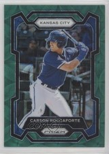2024 Panini Prizm Green Scope Prizm 67/75 Carson Roccaforte #270 14ld