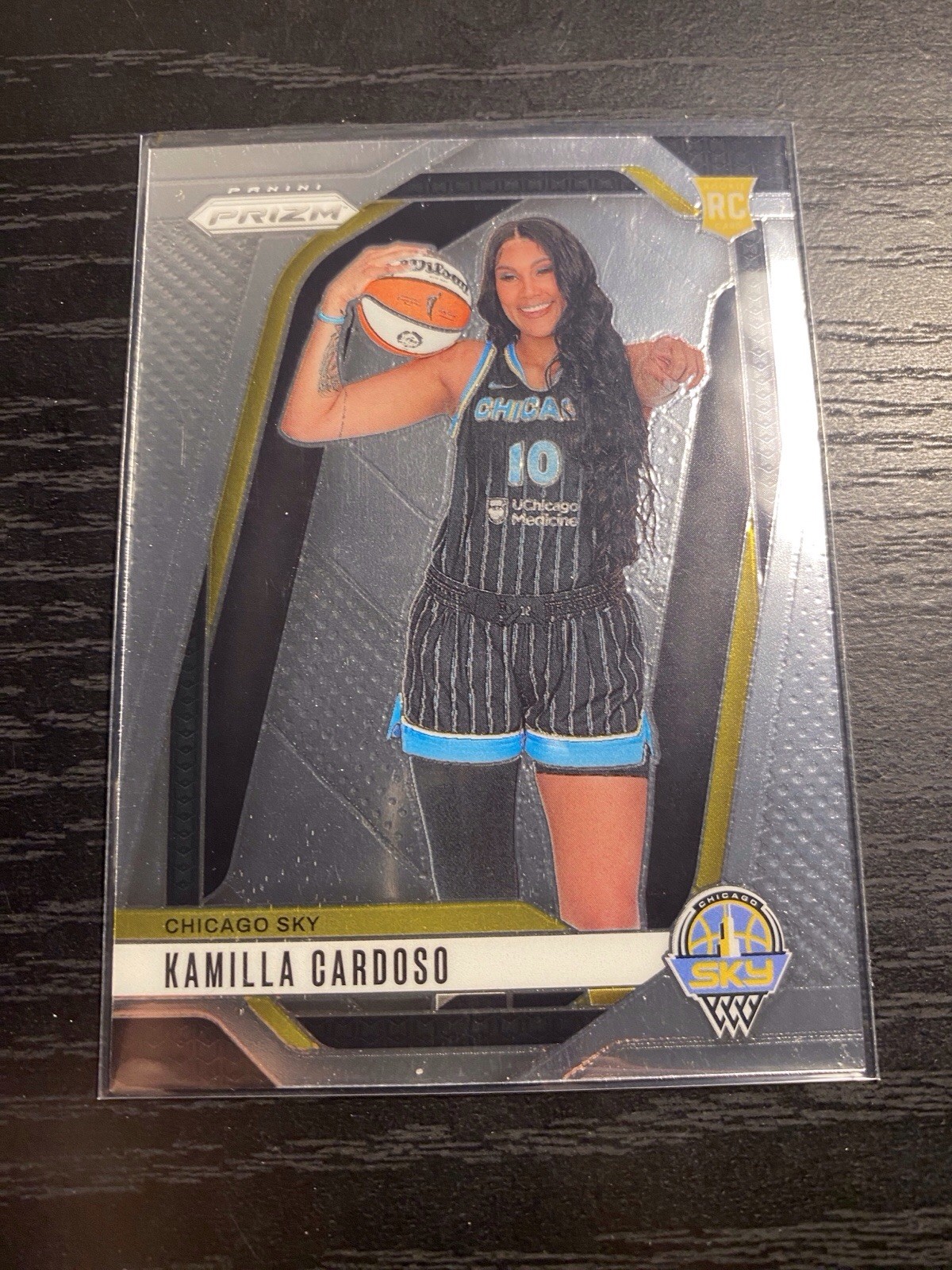 Kamilla Cardoso Rookie Card 2024 Panini Prizm WNBA Image Variation-#149 Sky RC