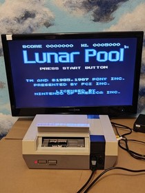 Lunar Pool, Cartridge Only, Tested and Works (NES)