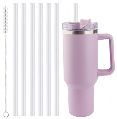Joshey 12 Inch Tritan Replacement Straws for Stanley 40oz Tumbler - 6 Pack Re...