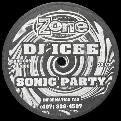 DJ Icee* - Sonic Party / Groove Line (12'') (Very Good Plus (VG+)) - 4134798363