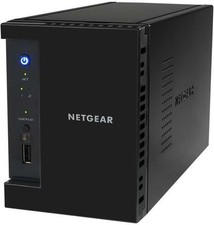 Netgear ReadyNAS RN10200 2 Bay NAS / x2 1TB 3.5" HDD / Box / Cables