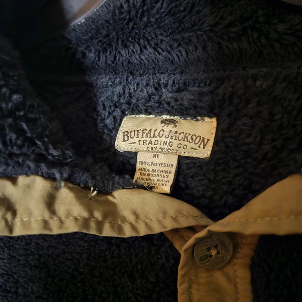 Мужская зимняя куртка Buffalo Jackson Trading Co. Xl с черной флисовой подкладкой - Изображение 3 из 4