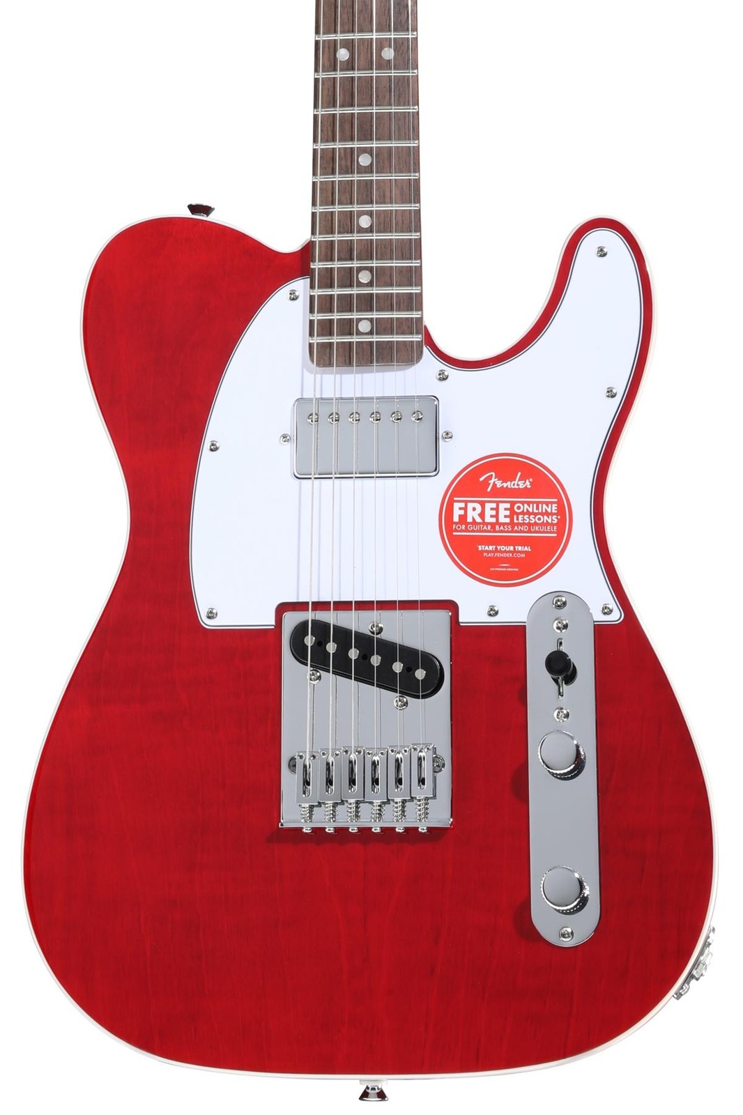 Электрогитара Squier Affinity серии Telecaster - Малиново-красная прозрачная 60590₽