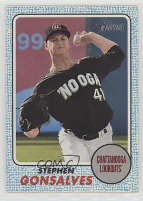2017 Topps Heritage Minor League Edition Blue 51/99 Stephen Gonsalves #2 0j6