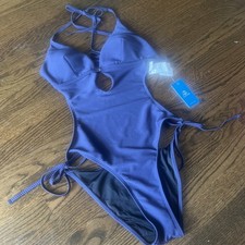 Navy One-Piece Swimsuit Cupshe Nwt Size M