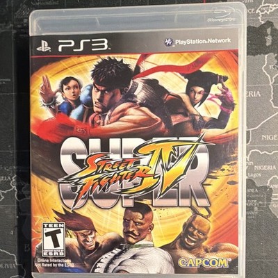 Capcom Super Street Fighter IV Sony PlayStation 3 PS3 2010 NTSC-U/C T Online