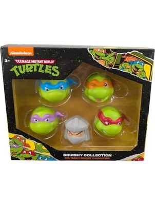TMNT Squishy Spielzeug Set Nickelodeon Teenage Mutant Ninja Turtles Kinder Sammlerstück