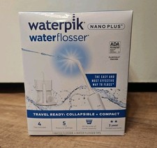 Waterpik Nano Plus Water Flosser WP-320W - White -New Open Box