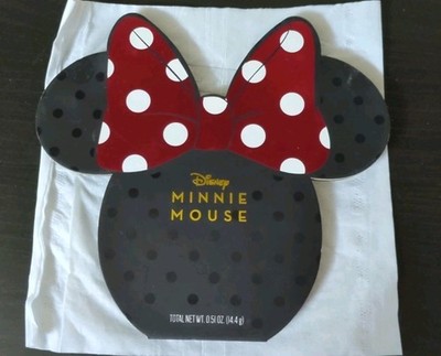 Disney Minnie Mouse Shaped 12 Color Eyeshadow Palette & Mirror Make Up New