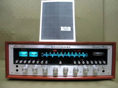 Marantz 2325 Vintage Stereo Receiver ( New Caps/Original Wood Case /Manual )