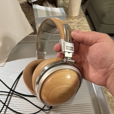 FiiO FT1 Over-Ear Brown Headphones w/ Case, Detachable Cable, 50mm