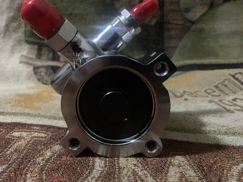 Yuchenshlp Remote Power Steering Pump Chrome for Chevy GM 1980-2001 Type 2 NEW - Picture 4 of 9