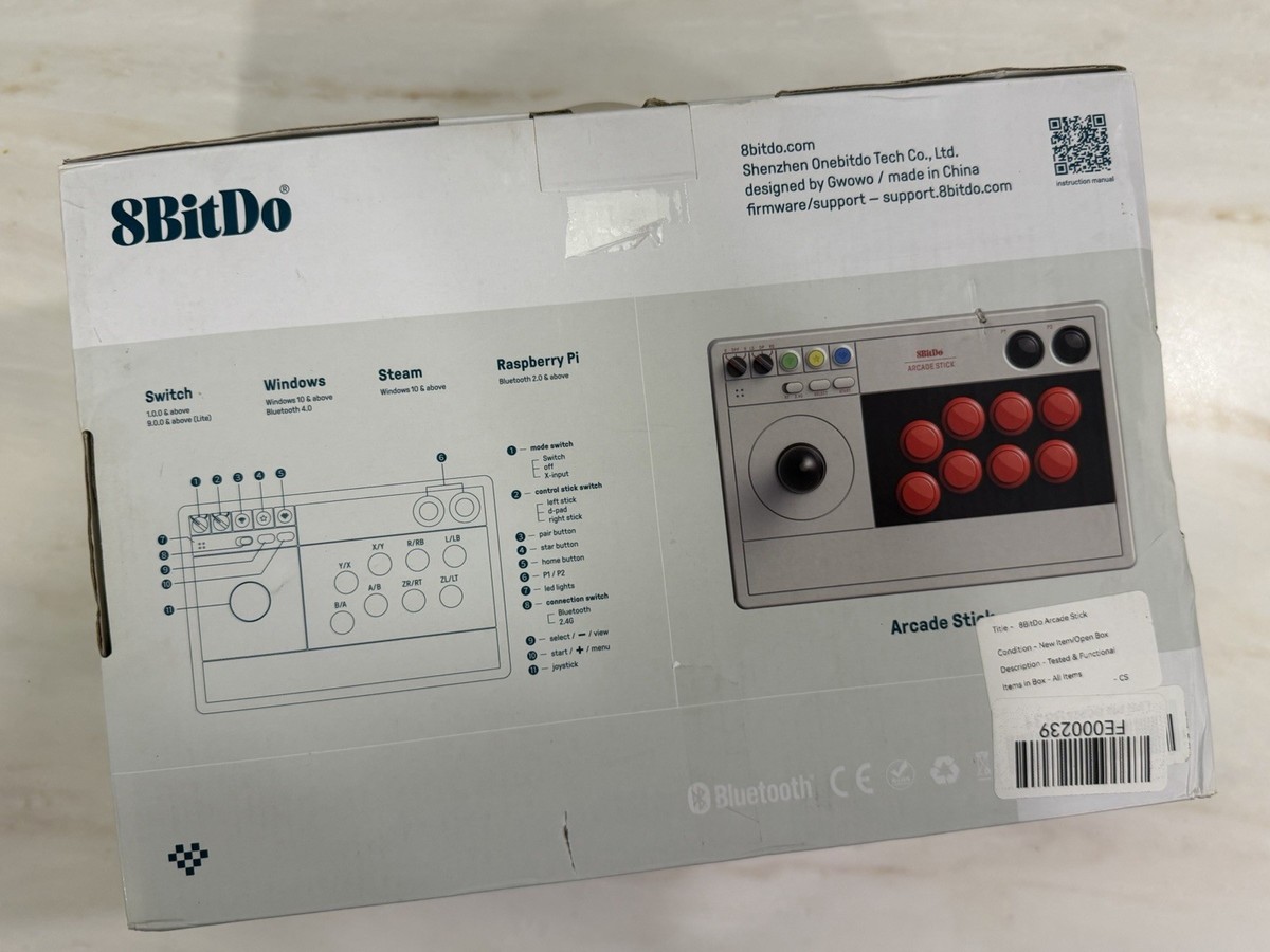 8BitDo Arcade stick【箱あり】 8Bitdo Universal Arcade Stick for Nintendo Switch (80FE) for sale