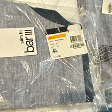 Bar III Men's Slim Fit Suit Vest Blue Size S Regular New w/ Tags