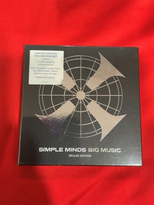 Simple Minds - Big Music 2CD/1DVD Deluxe Box Set (2014, Caroline) SEALED NEW