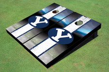Brigham Young University BYU Field Long Strip Matching White Themed Cornhole Boa