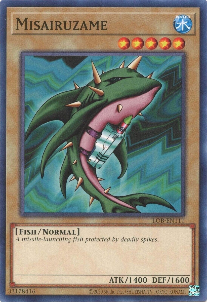 Yugioh! Misairuzame LOB-EN111 Legend Of Blue Eyes White Dragon