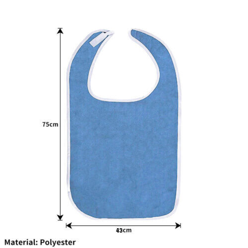 Adult Bibs, Adult The Eldly Bib Adult Washable Dining Bibs For Elderly 1-5PCS - Picture 22 of 46