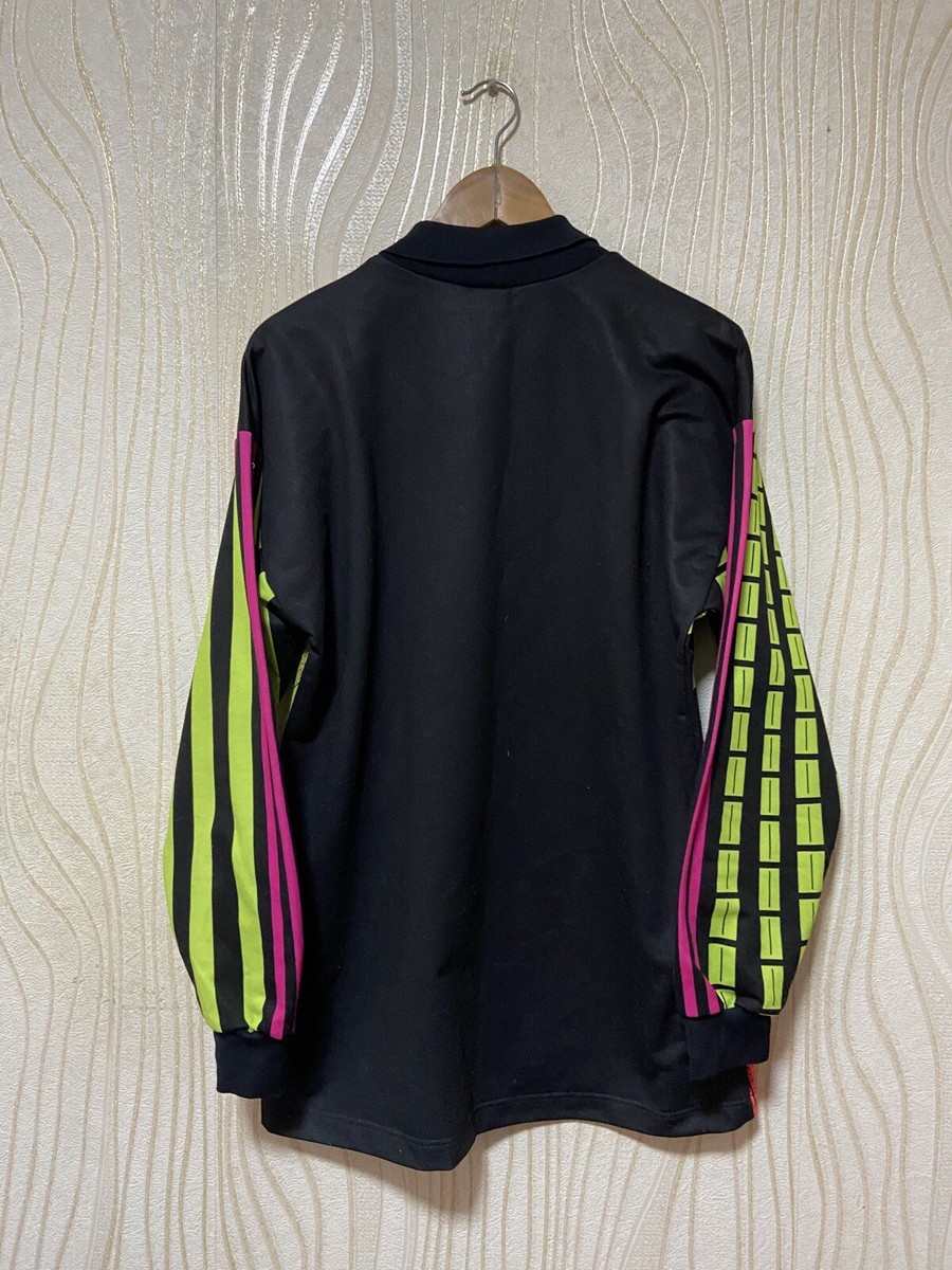 1990s ADIDAS GOALKEEPER TEMPLATE FOOTBAL SOCCER SHIRT JERSEY