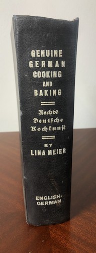 1922 Art Of German Cooking Baking, Mrs. Lina Meier Parallel English-German HC - Picture 2 of 9