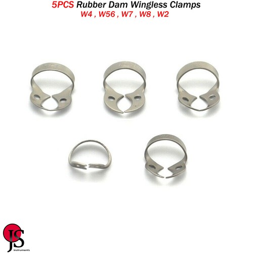 Endodontic Rubber Dam Clamps Premolar Retainer Retractor Winged Wingless Clamp - Picture 3 of 8