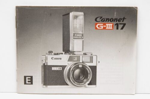 Canon Original Vintage Manuals, AE-1, AE-1 Program, F-1, Canonet QL17, 28 - Picture 14 of 17
