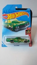 2019 Hot Wheels #8 HW Flames 5/10 '71 El CAMINO Green w/Black DD8 Spoke Wheels 