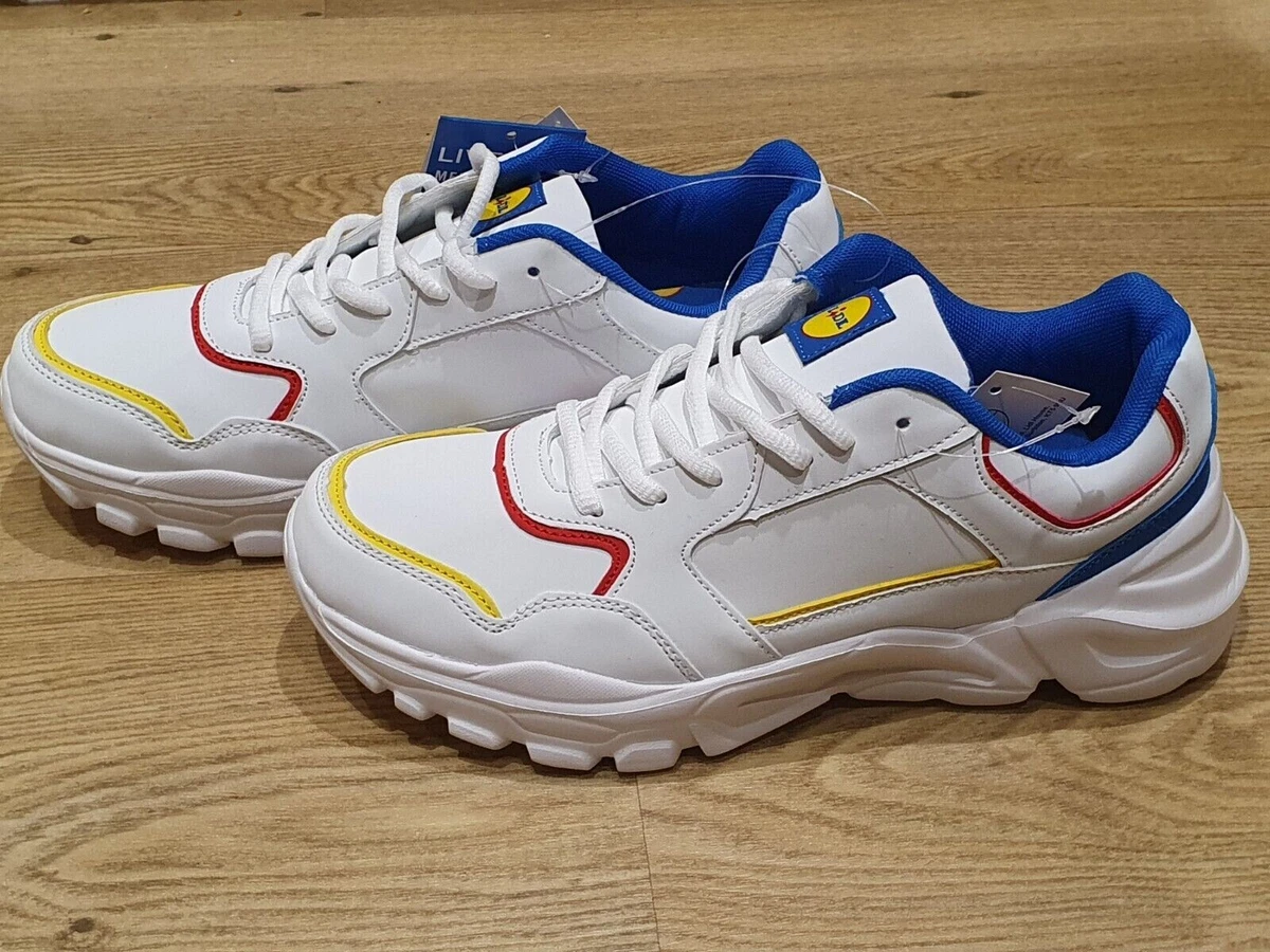 Lidl trainer, Blue / yellow : : Fashion