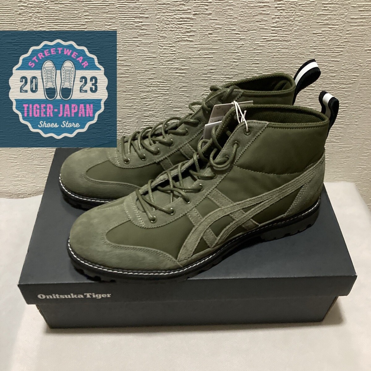 ほぼ新品✨Onitsuka Tiger MEXICO RINKAN 25.5 Onitsuka Tiger MEXICO RINKAN 1183B514 300 BRONZE GREEN