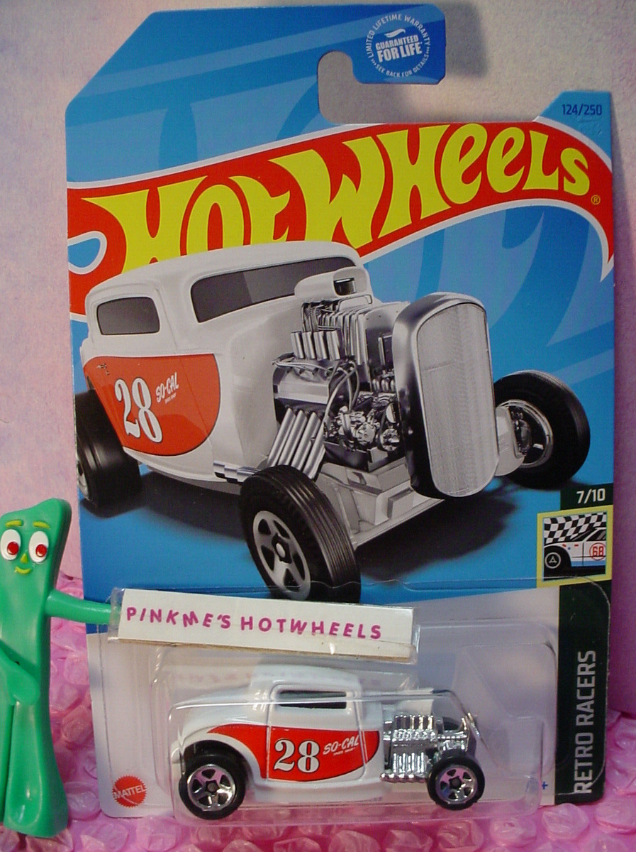 hotwheels socal 32ford 32フォード 2023 Hot Wheels '32 FORD #124 white; red;28 SO-CAL☆RETRO