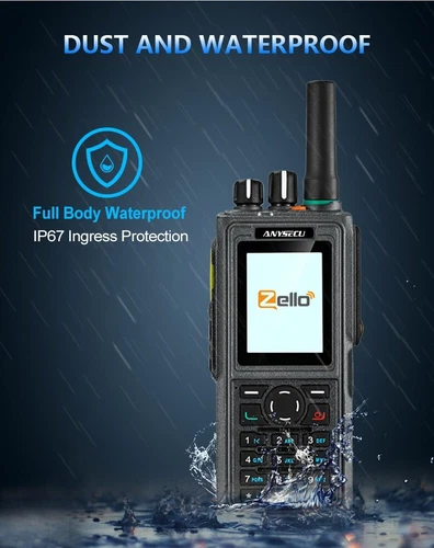 ANYSECU HD760 IP67 4G Radio Red Zello Android 7.1 WIFI Real-ptt Cargador Base - Imagen 14 de 16