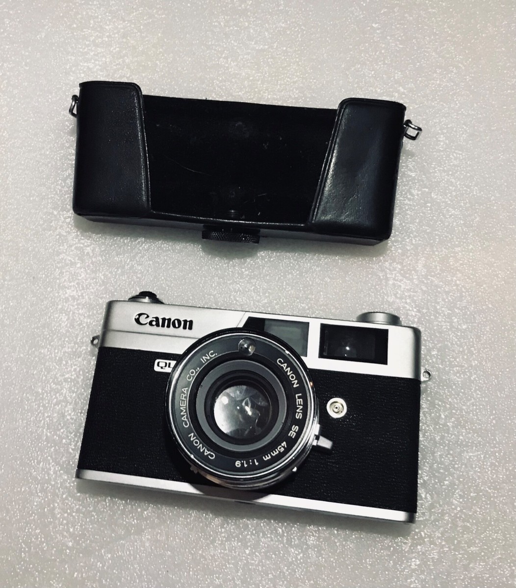【希少・ケース付】キヤノン Canon Canonet QL19 フィルムカメラ Vintage Canon Canonet QL19E Film Camera with Original Case 45mm