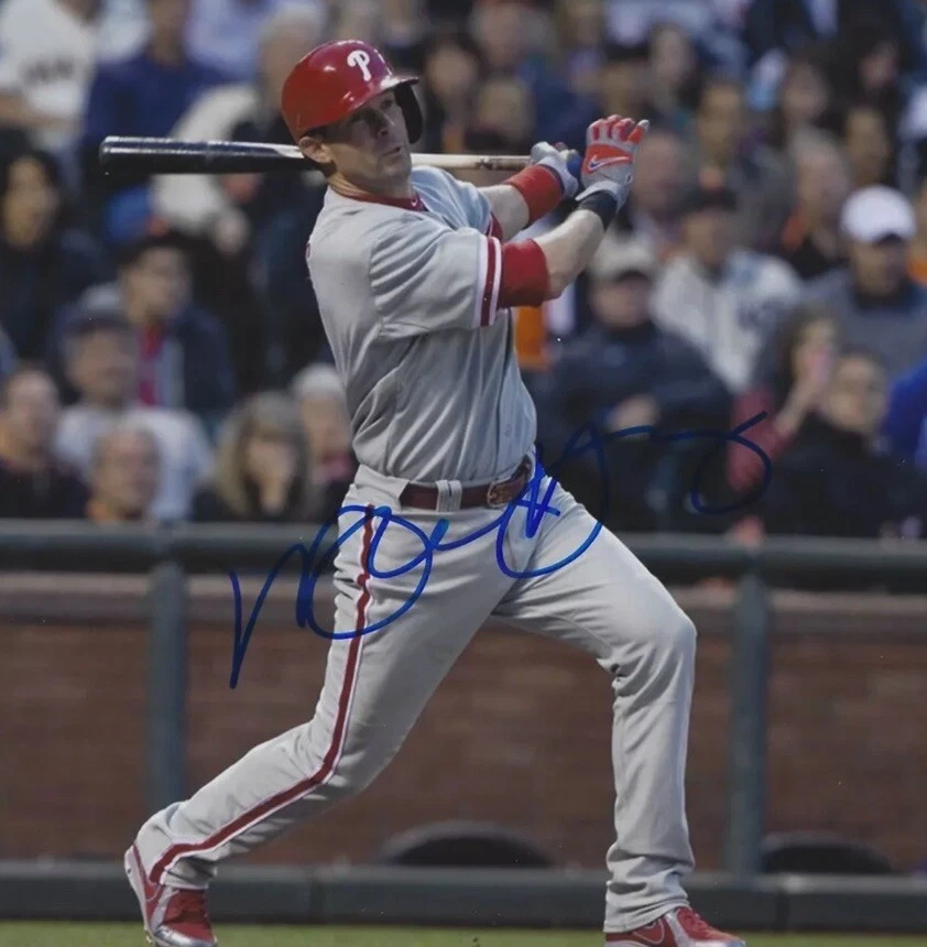 Винтажная вышитая футболка Majestic Philadelphia Phillies Michael Young размер большой - Изображение 2 из 4