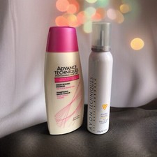 Avon Advance Techniques Color Protection CONDITIONER 12oz + Styling Mousse 6oz