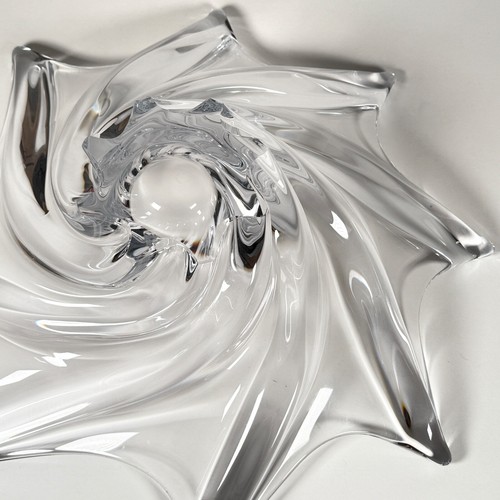Vannes Le Chatel France Crystal Art Glass 1960s Centrepiece Mid-Century Modern - Picture 8 of 10