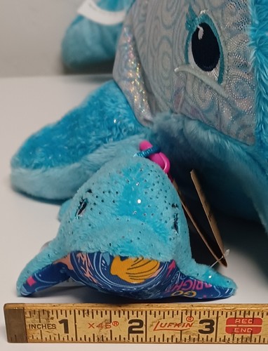 Girl Scout Cookie Rewards Coral The Dolphin 17" with Mini Plush Dangler 2023 NWT - Picture 19 of 19