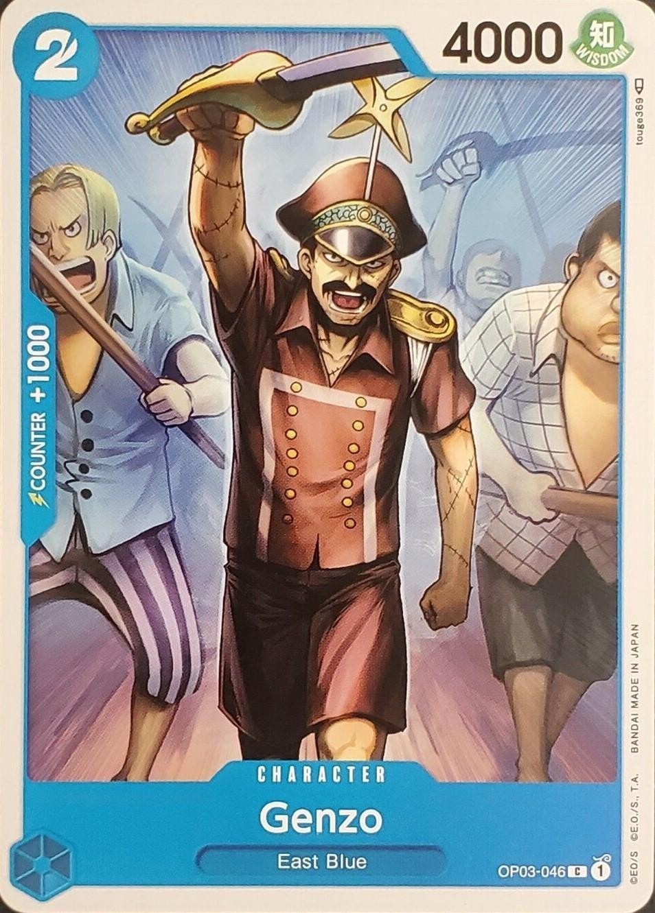 Genzo Pillars of Strength #OP03-046 One Piece TCG