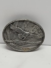 Vintage Bergamot Brass Works, Eagle Belt Buckle. Little Rust. S