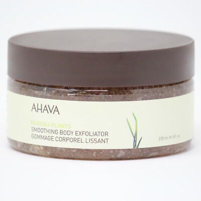 (2 pack) Ahava Deadsea Plants Smoothing Body Exfoliator 8 oz / 235 mL