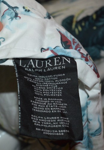 RALPH LAUREN Eden Botanical FULL/ QUEEN COMFORTER ~ COMFORTER ONLY - Picture 3 of 5