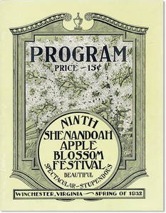 For Sale Cheap Ninth Shenandoah Apple Blossom Festival Winchester Va 1932 Near Fine Condition Best Online Shopping Comarcalcv Com