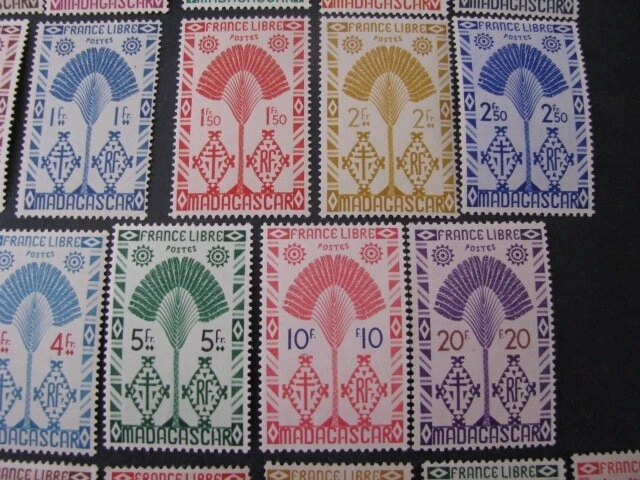 Набор марок Мадагаскара Скотт No 241-254 лот - Изображение 4 из 4