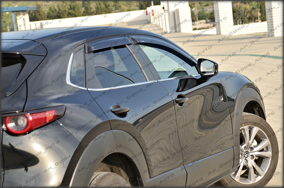 for 2020 - 2025 MAZDA CX-30 Window Visors Deflectors Rain Guard